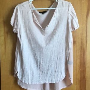 Short Sleeved Top w/ Sheer Back